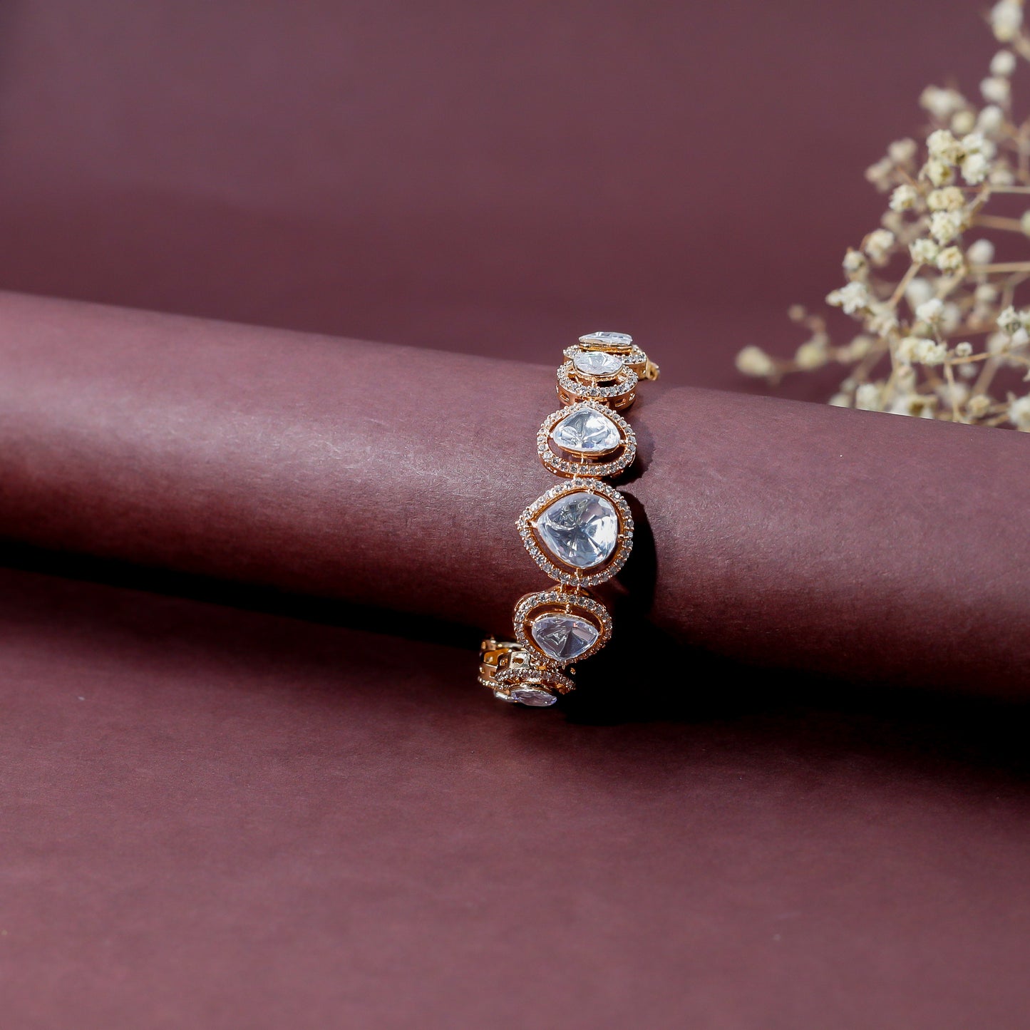 Timeless Polki Elegance Bracelet