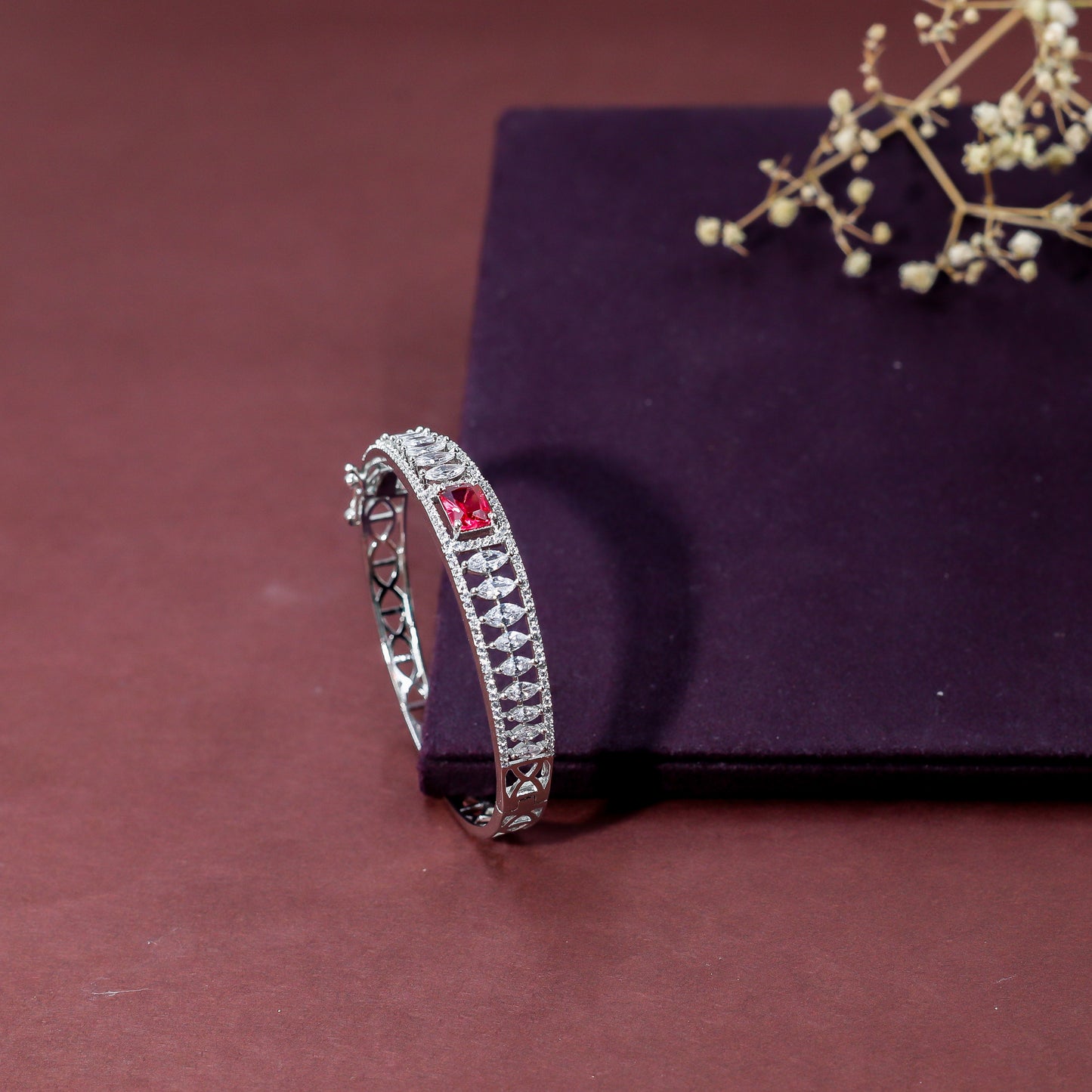 Zirconia Ruby Bracelet