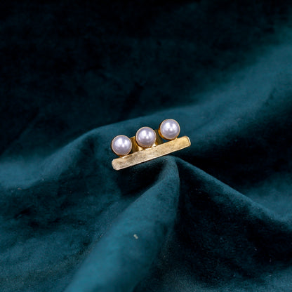 YASA Triple Pearl Ring