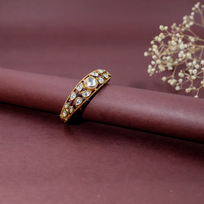 Regal Kundan Enamel Bracelet