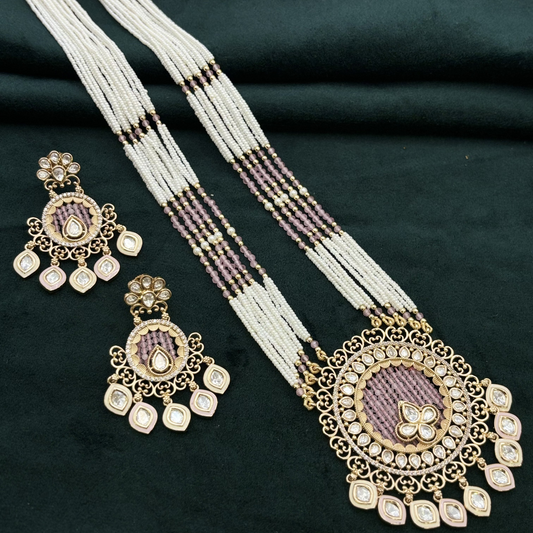 Opulent Kundan Pearl Haar: A Symphony of Elegance and Tradition