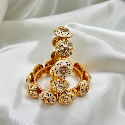 Royal Dome Kundan Bangles