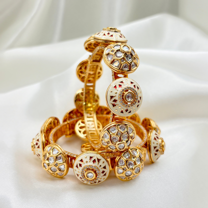 Royal Dome Kundan Bangles