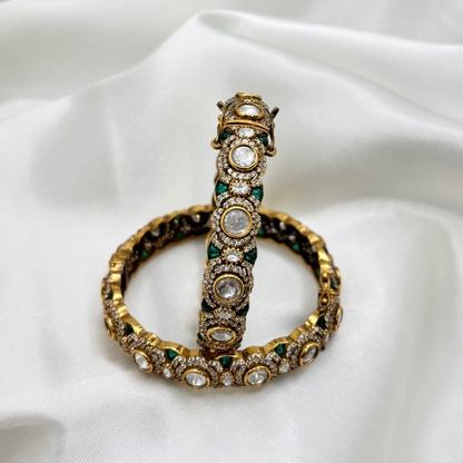 Victorian Elegance Moissanite Bangles